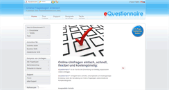Desktop Screenshot of equestionnaire.de